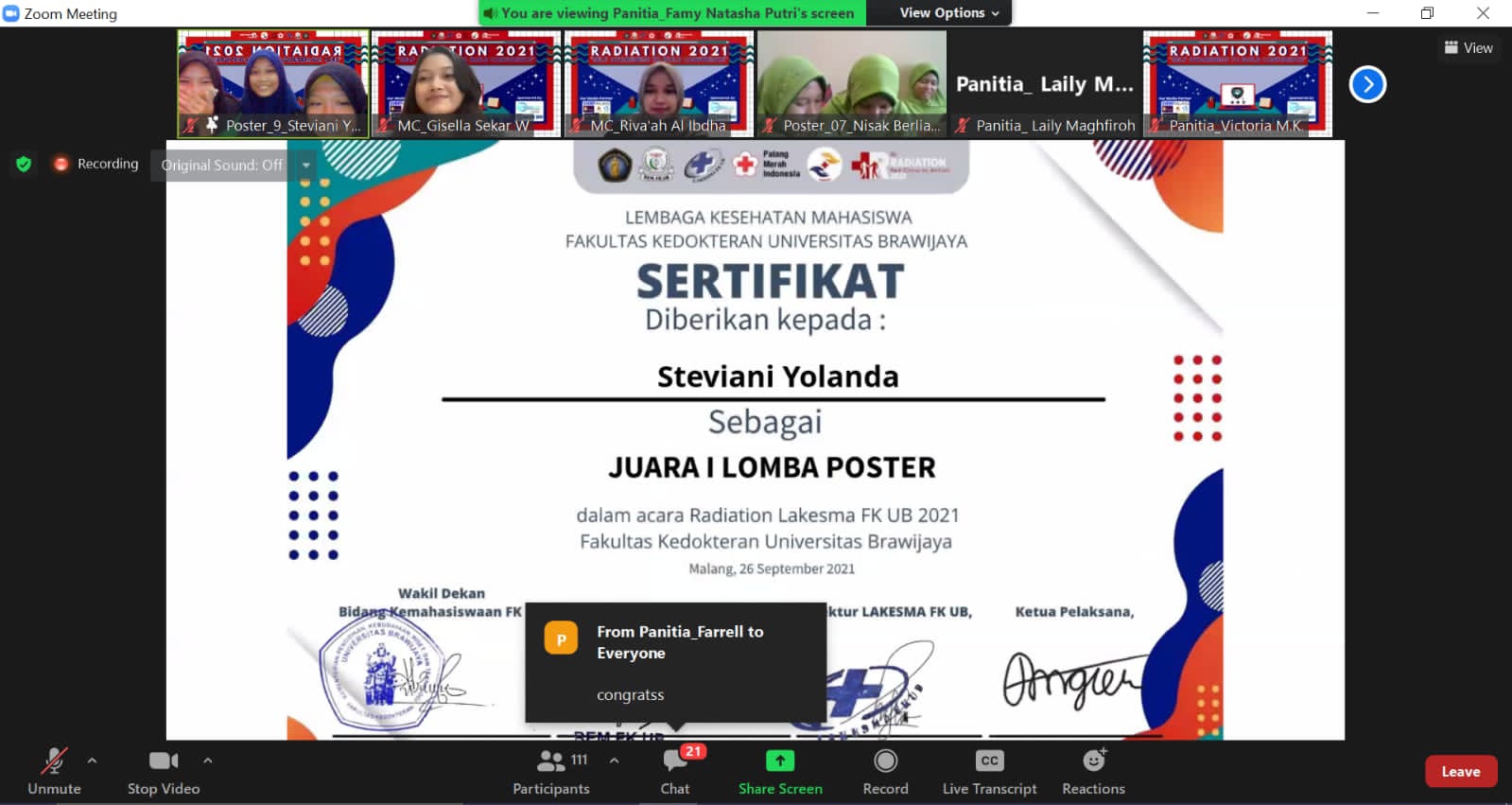SMAN 1 Pacitan Kembali Raih Prestasi