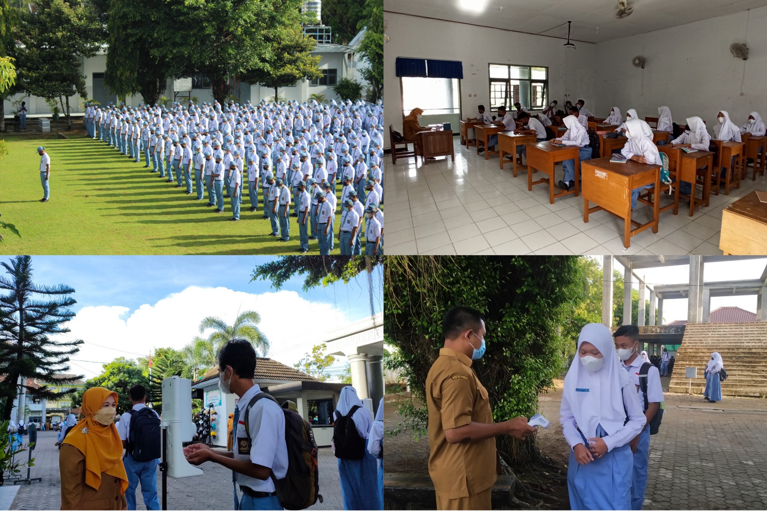 SMAN 1 Pacitan Memulai Kembali Pembelajaran Tatap Muka